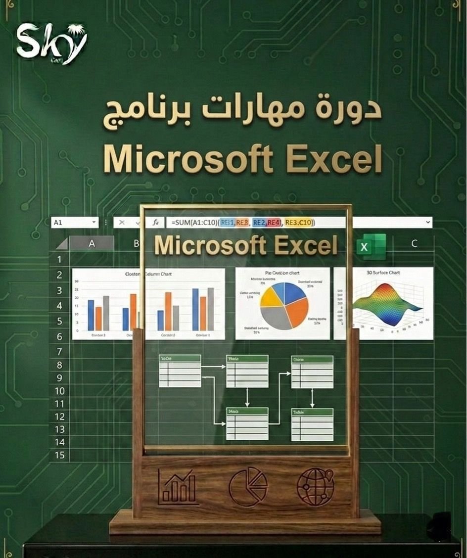 أﺳﺎﺳﻴﺎت وﻣﺒﺎدئ مهارات برنامج Microsoft Excel